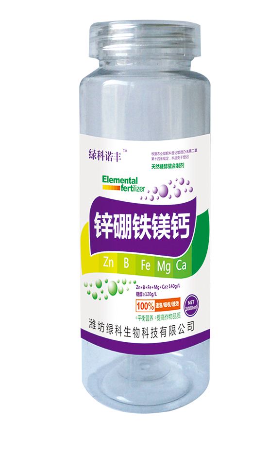 鋅硼鐵鎂鈣 糖醇200ml 綠科諾豐